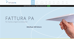 Desktop Screenshot of fatturapa.com
