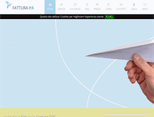 Tablet Screenshot of fatturapa.com